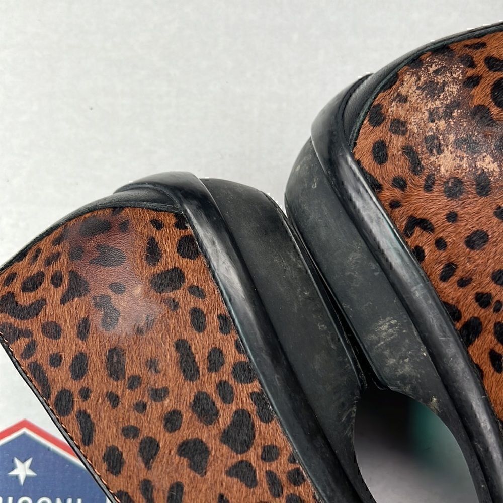 Dansko Olivia Pony Hair On Loafers Cheetah Print - Picture 15 of 16